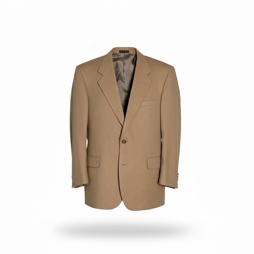Saddlebred Men's Classic Fit Camel Hair Sport Coat – Tan